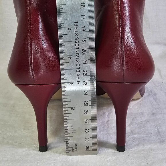 Corrina Genuine Napa Leather 3” High Vamp Pump EU39.5 US9.5 Black Raspberry - Picture 6 of 14